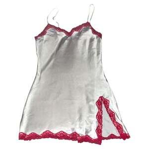 Victoria's Secret early 2000s y2k Silk Lace Babydoll Slip Dress